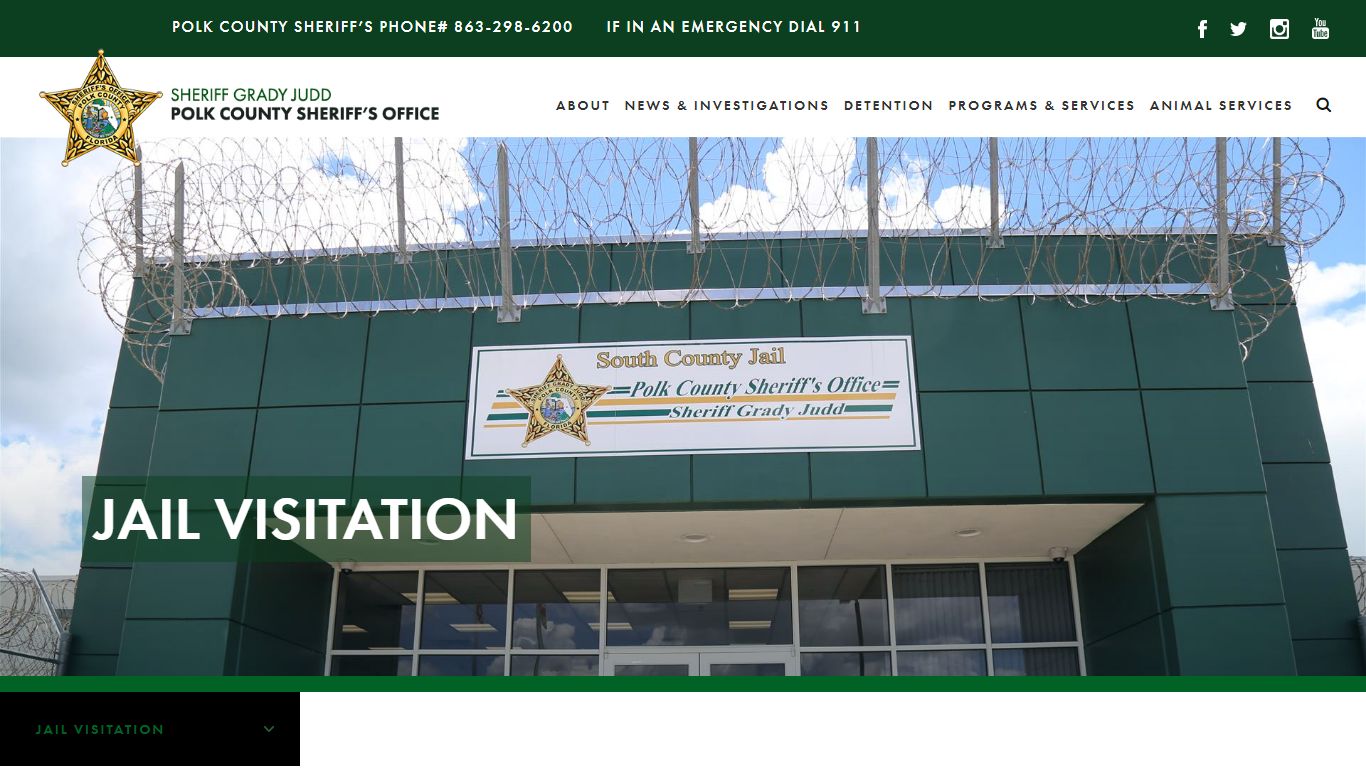 Jail Visitation | Polk County Sheriff's Office - polksheriff.org